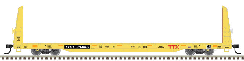 Atlas Trainman 20006450 HO Scale, Bulkhead Flat Car, TTX TTPX #804108