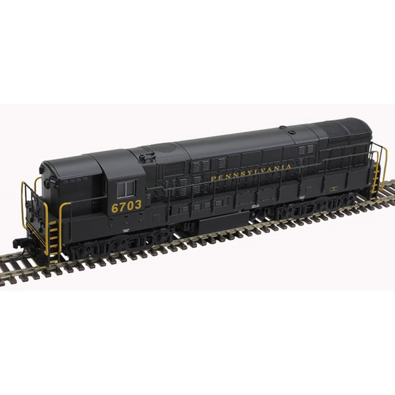 Atlas Master 40005399 N Scale, Train Master PH. 1B Diesel Locomotive, Pennsylvania #6705, Silver (DC)