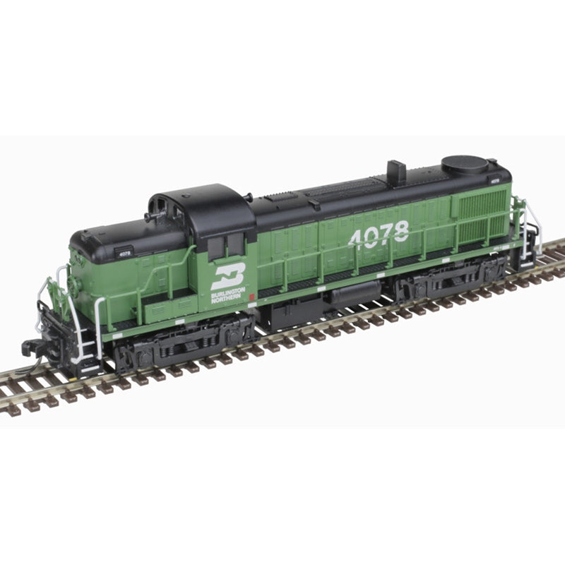 Atlas Classic 40005507 N Scale RS-3 Diesel Locomotive Burlington Northern #4058 Gold ESU LokSound 5