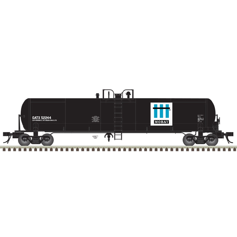 Atlas Master 50006302 N Scale 20,700 Gal Tank Car Mobay Chemicals GATX #52244