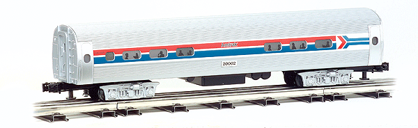 Williams 43501 O Scale, Amfleet 60' Coach Passenger Cars, Amtrak 3 Car